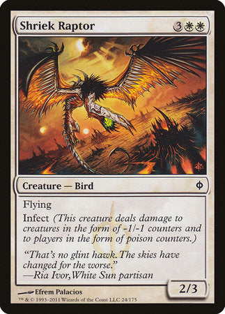 Shriek Raptor [New Phyrexia] | Exor Games Truro