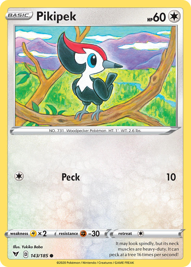 Pikipek (143/185) [Sword & Shield: Vivid Voltage] | Exor Games Truro