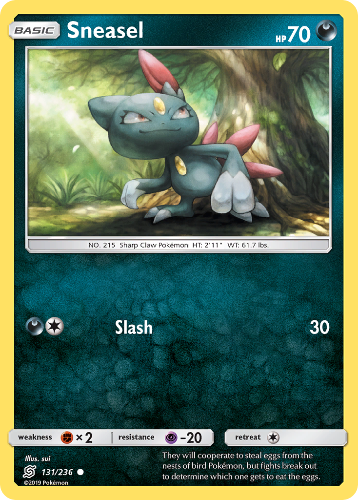 Sneasel (131/236) [Sun & Moon: Unified Minds] | Exor Games Truro