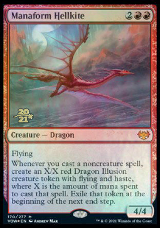 Manaform Hellkite [Innistrad: Crimson Vow Prerelease Promos] | Exor Games Truro