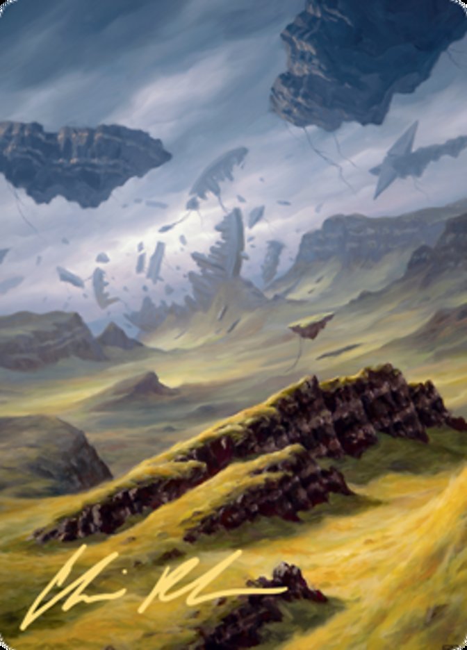 Plains 3 Art Card (Gold-Stamped Signature) [Zendikar Rising Art Series] | Exor Games Truro