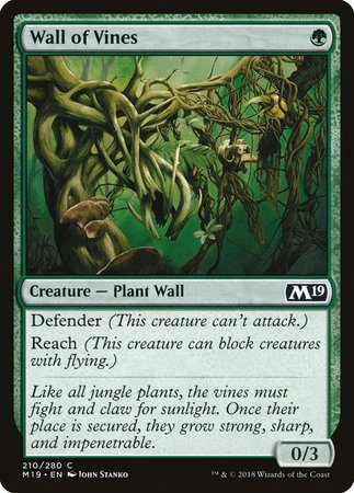 Wall of Vines [Core Set 2019] | Exor Games Truro