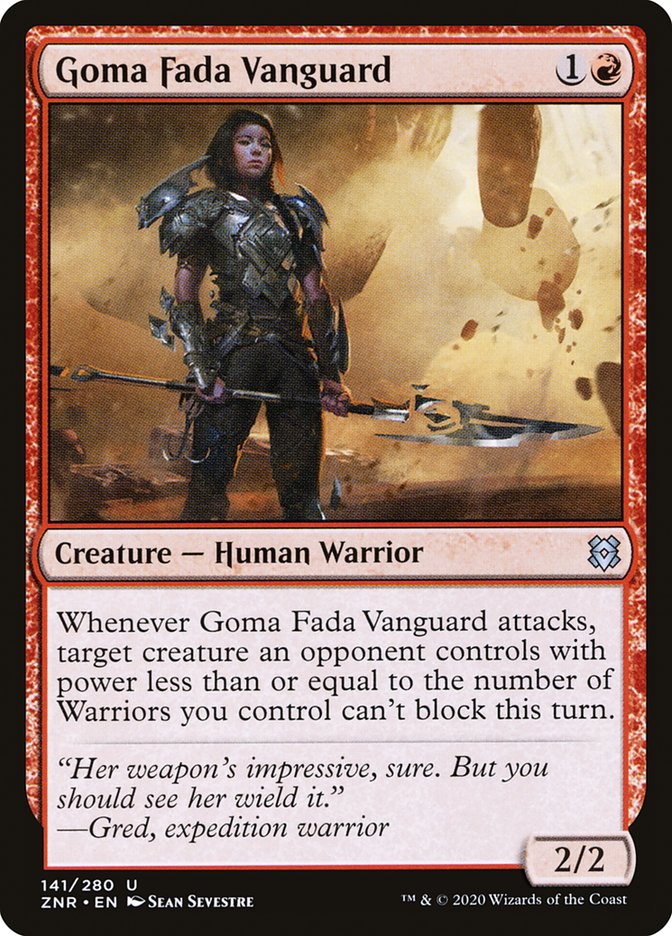 Goma Fada Vanguard [Zendikar Rising] | Exor Games Truro