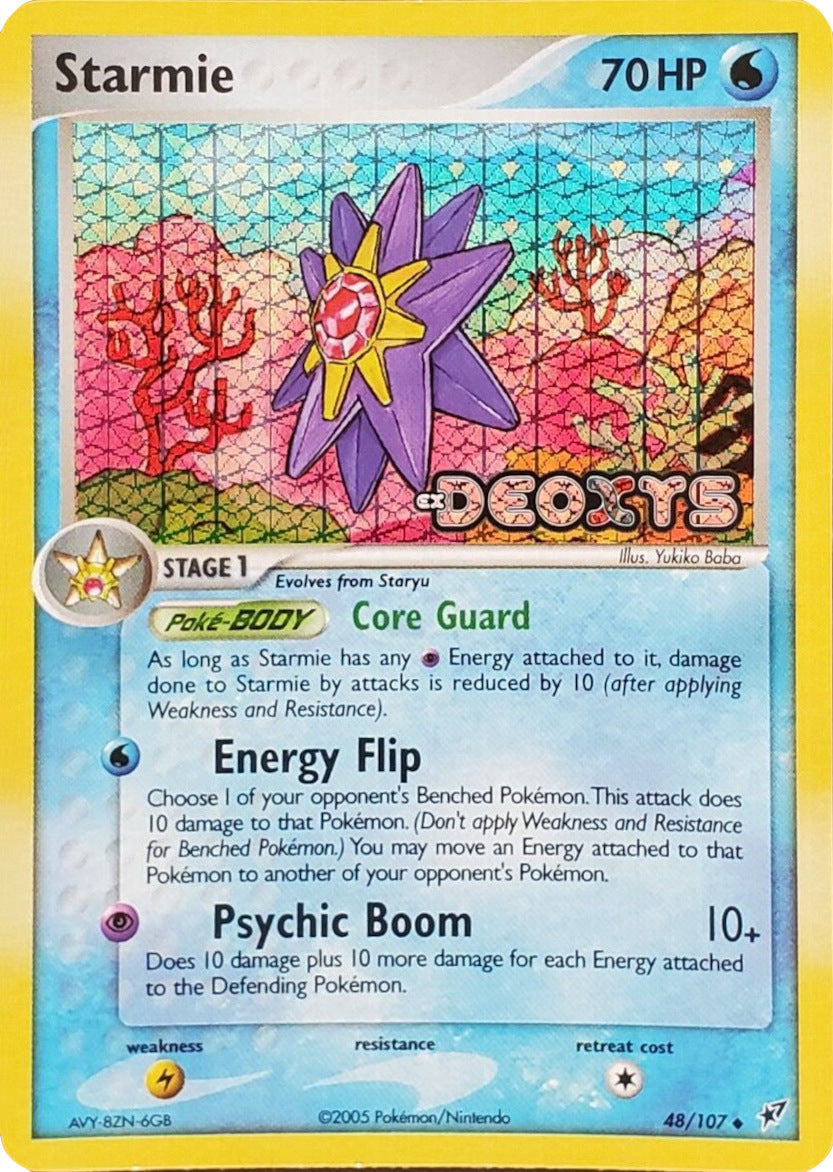 Starmie (48/107) (Stamped) [EX: Deoxys] | Exor Games Truro