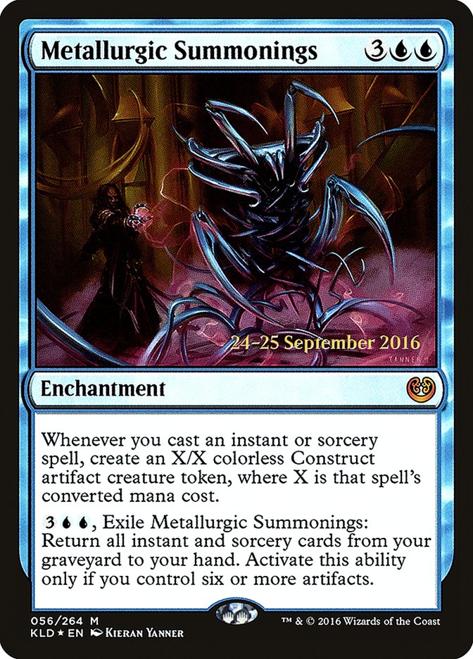 Metallurgic Summonings  [Kaladesh Prerelease Promos] | Exor Games Truro