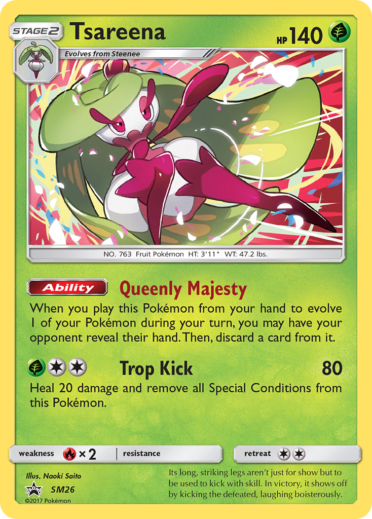 Tsareena (SM26) [Sun & Moon: Black Star Promos] | Exor Games Truro