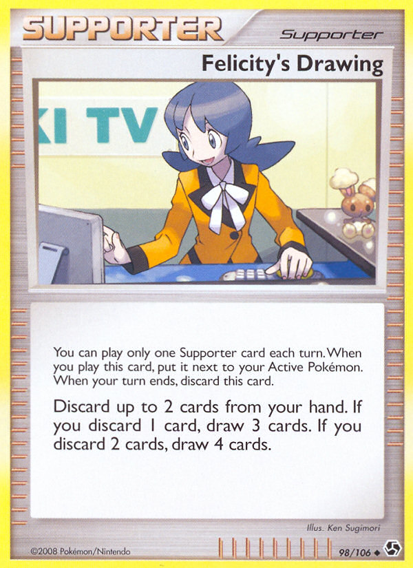 Felicity's Drawing (98/106) [Diamond & Pearl: Great Encounters] | Exor Games Truro