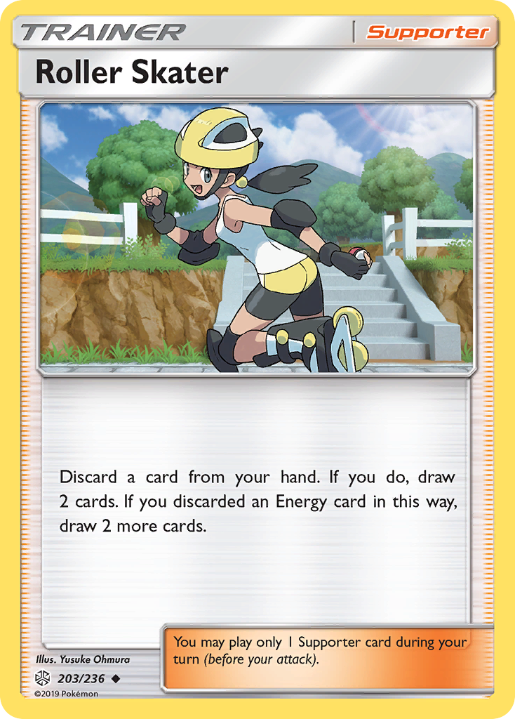 Roller Skater (203/236) [Sun & Moon: Cosmic Eclipse] | Exor Games Truro