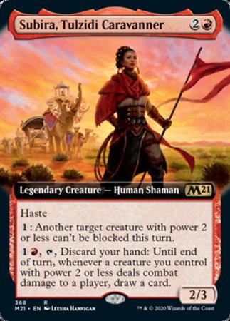 Subira, Tulzidi Caravanner (Extended Art) [Core Set 2021] | Exor Games Truro