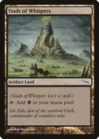 Vault of Whispers [Mirrodin] | Exor Games Truro