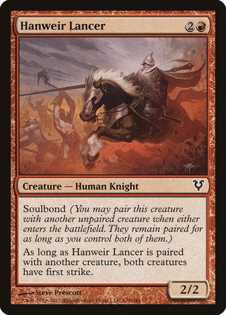 Hanweir Lancer [Avacyn Restored] | Exor Games Truro