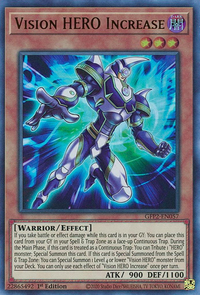 Vision HERO Increase [GFP2-EN057] Ultra Rare | Exor Games Truro