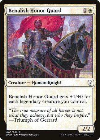 Benalish Honor Guard [Dominaria] | Exor Games Truro