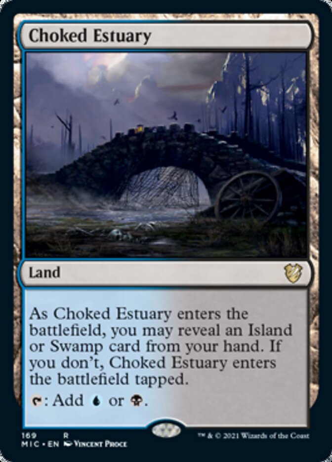 Choked Estuary [Innistrad: Midnight Hunt Commander] | Exor Games Truro