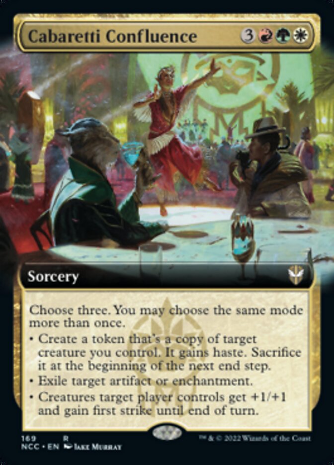 Cabaretti Confluence (Extended Art) [Streets of New Capenna Commander] | Exor Games Truro