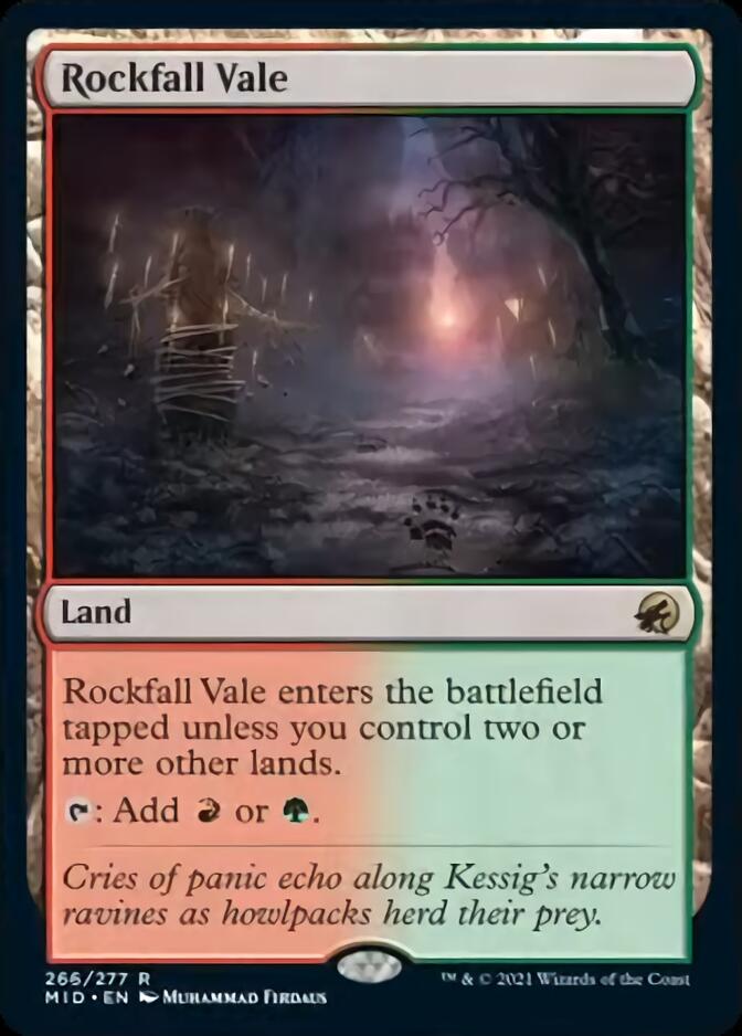 Rockfall Vale [Innistrad: Midnight Hunt] | Exor Games Truro