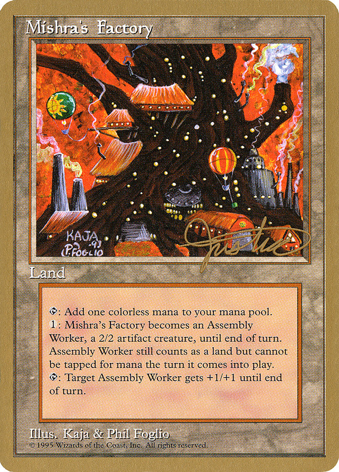 Mishra's Factory (Mark Justice) [Pro Tour Collector Set] | Exor Games Truro