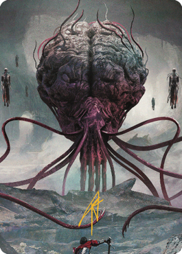 Elder Brain Art Card (Gold-Stamped Signature) [Commander Legends: Battle for Baldur's Gate Art Series] | Exor Games Truro