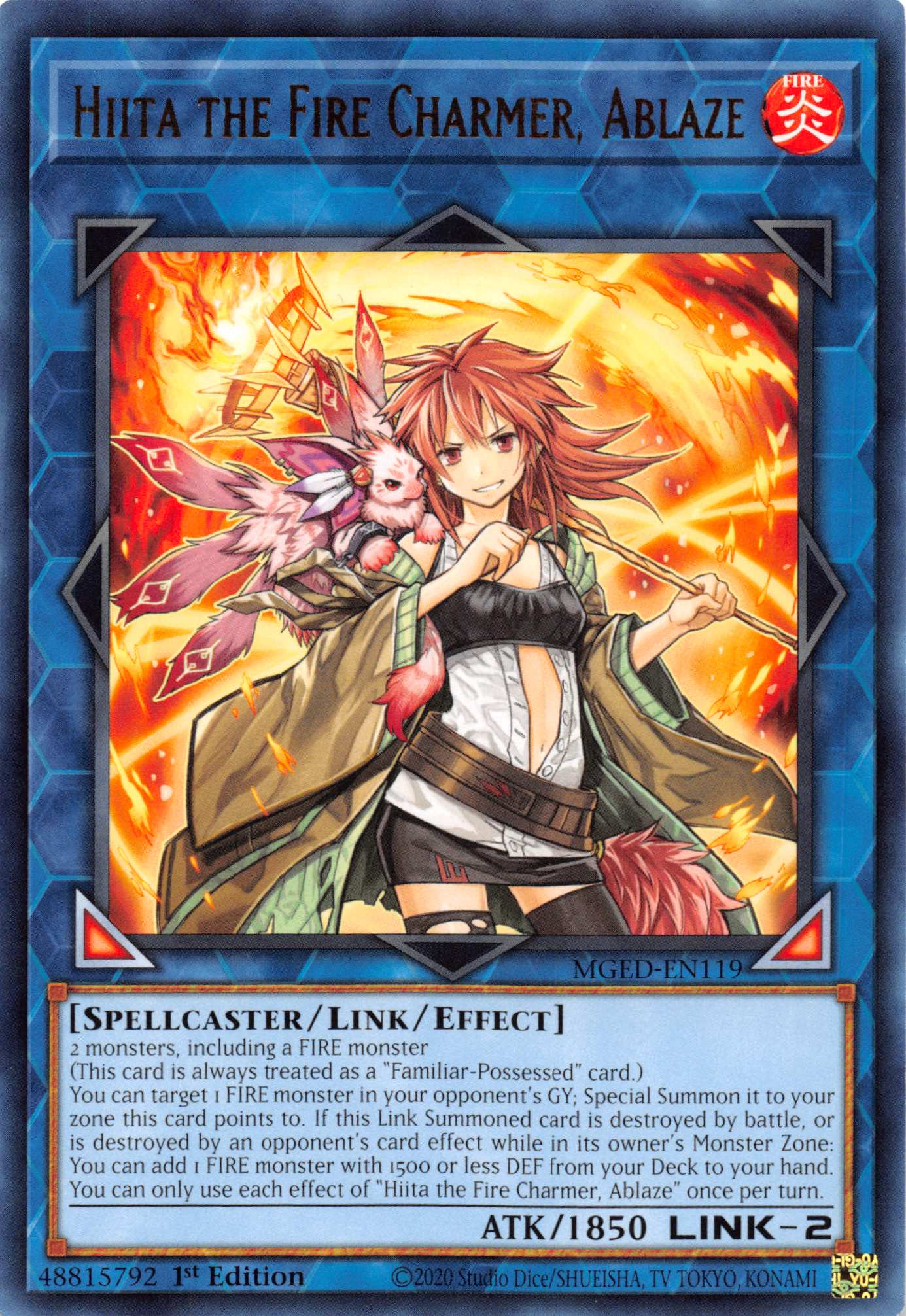 Hiita the Fire Charmer, Ablaze [MGED-EN119] Rare | Exor Games Truro