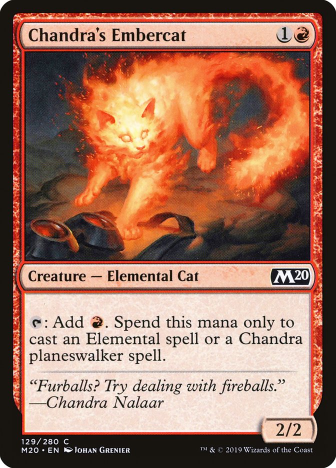 Chandra's Embercat [Core Set 2020] | Exor Games Truro