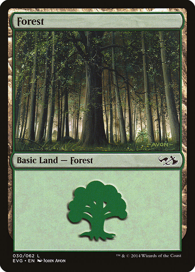 Forest (30) (Elves vs. Goblins) [Duel Decks Anthology] | Exor Games Truro