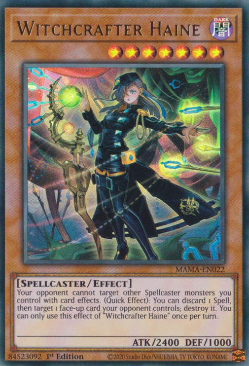 Witchcrafter Haine [MAMA-EN022] Ultra Rare | Exor Games Truro