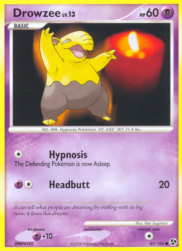 Drowzee (65/106) [Diamond & Pearl: Great Encounters] | Exor Games Truro