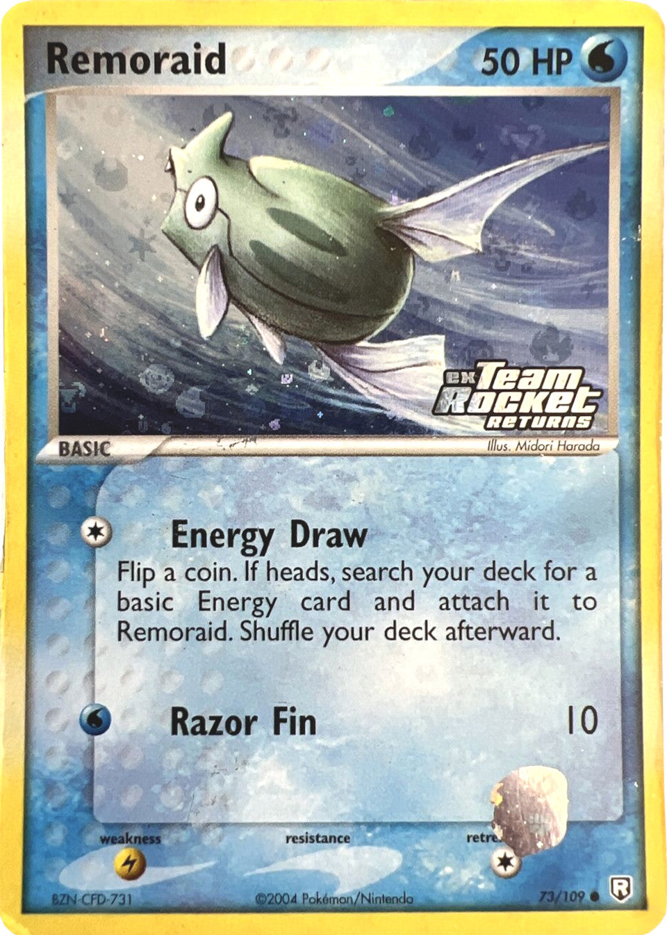 Remoraid (73/109) (Stamped) [EX: Team Rocket Returns] | Exor Games Truro