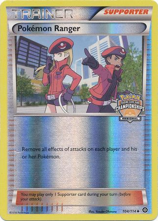 Pokemon Ranger (104/114) (Championship Promo) [XY: Steam Siege] | Exor Games Truro