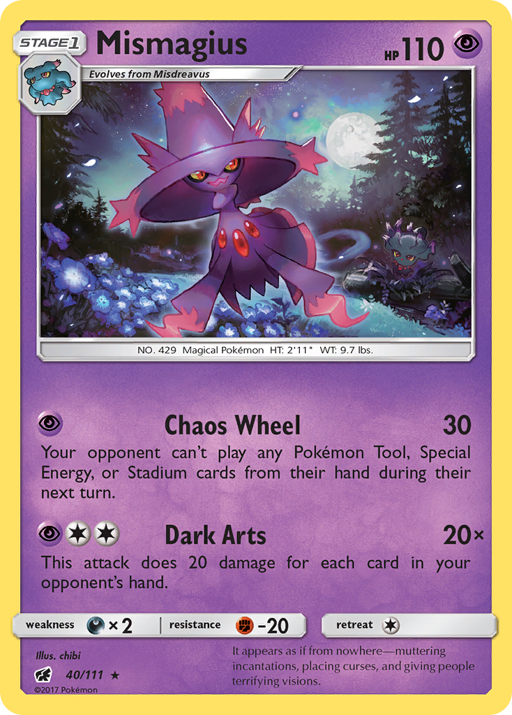 Mismagius (40/111) [Sun & Moon: Crimson Invasion] | Exor Games Truro