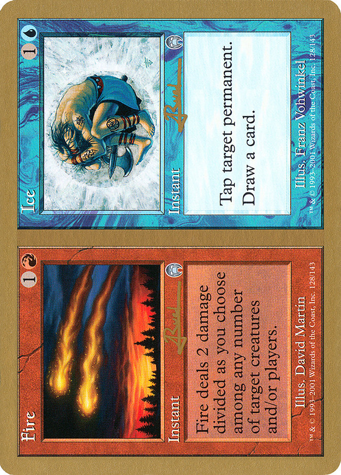 Fire // Ice (Antoine Ruel) [World Championship Decks 2001] | Exor Games Truro