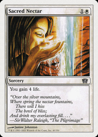Sacred Nectar [Eighth Edition] | Exor Games Truro