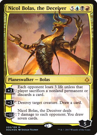 Nicol Bolas, the Deceiver [Hour of Devastation] | Exor Games Truro