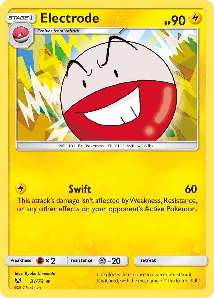 Electrode (31/73) [Sun & Moon: Shining Legends] | Exor Games Truro