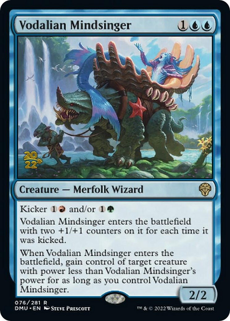 Vodalian Mindsinger [Dominaria United Prerelease Promos] | Exor Games Truro