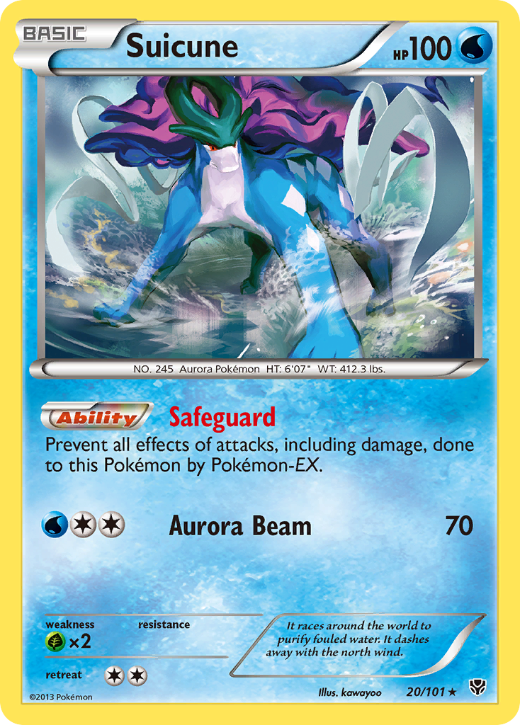 Suicune (20/101) [Black & White: Plasma Blast] | Exor Games Truro