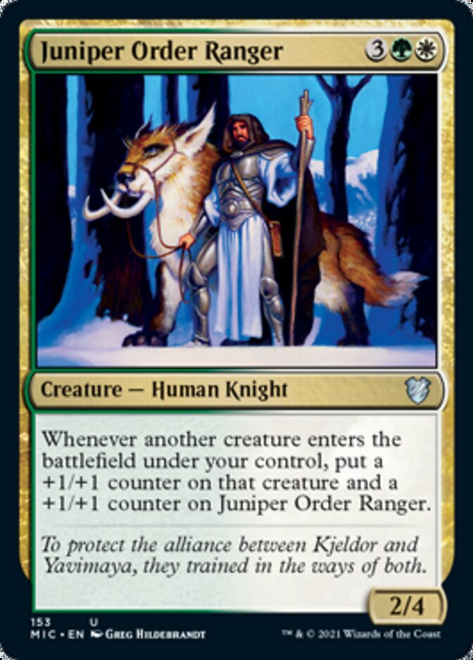 Juniper Order Ranger [Innistrad: Midnight Hunt Commander] | Exor Games Truro