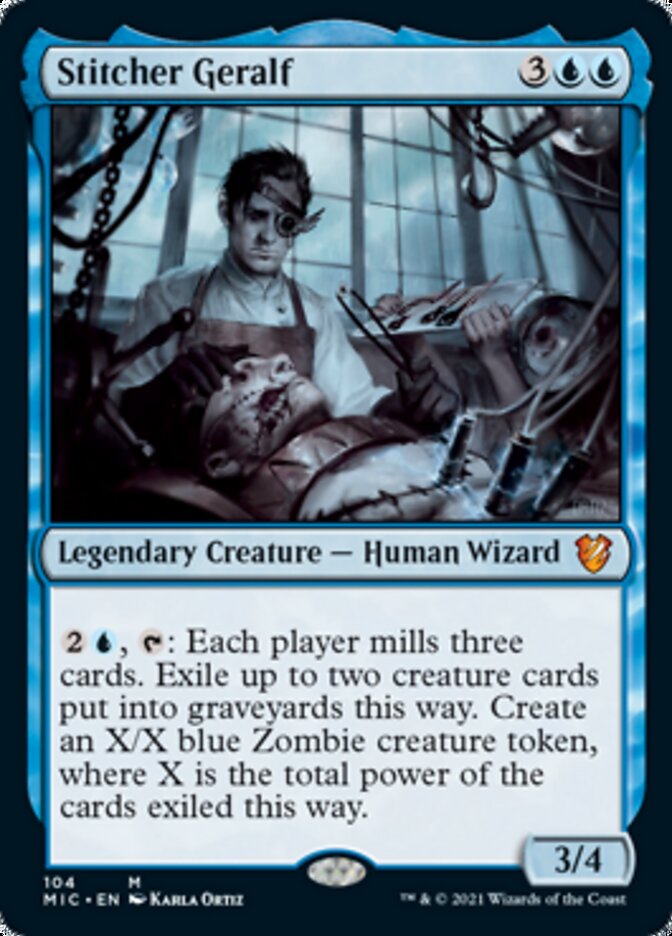 Stitcher Geralf [Innistrad: Midnight Hunt Commander] | Exor Games Truro