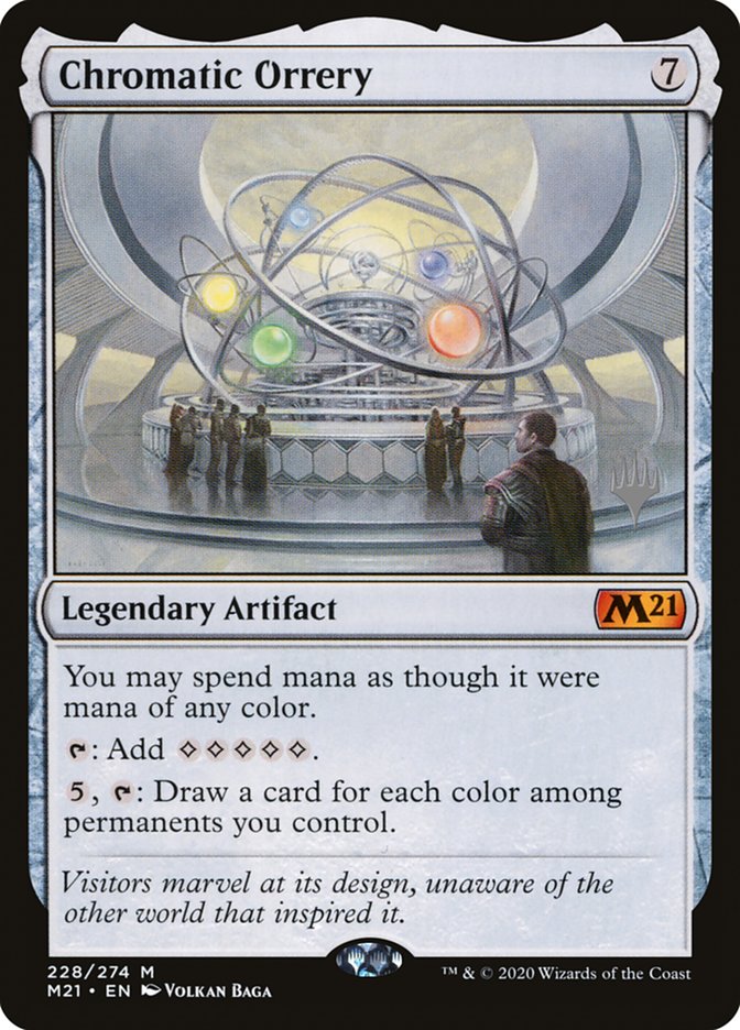 Chromatic Orrery (Promo Pack) [Core Set 2021 Promos] | Exor Games Truro