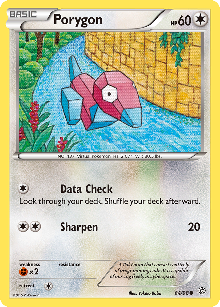 Porygon (64/98) [XY: Ancient Origins] | Exor Games Truro