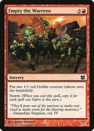 Empty the Warrens [Modern Masters] | Exor Games Truro