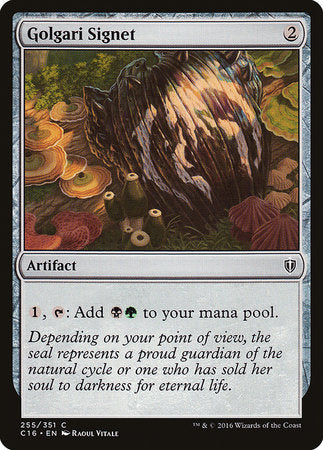 Golgari Signet [Commander 2016] | Exor Games Truro