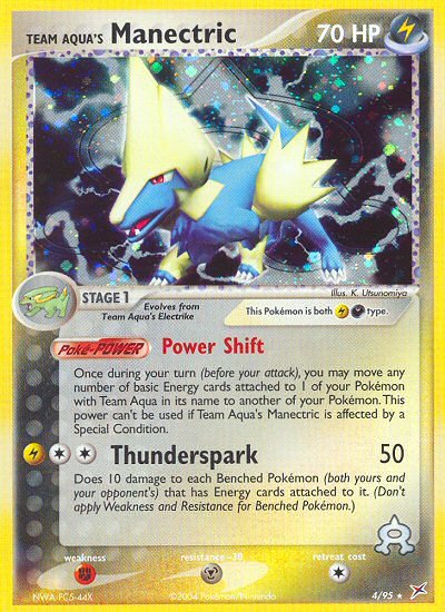 Team Aqua's Manectric (4/95) [EX: Team Magma vs Team Aqua] | Exor Games Truro