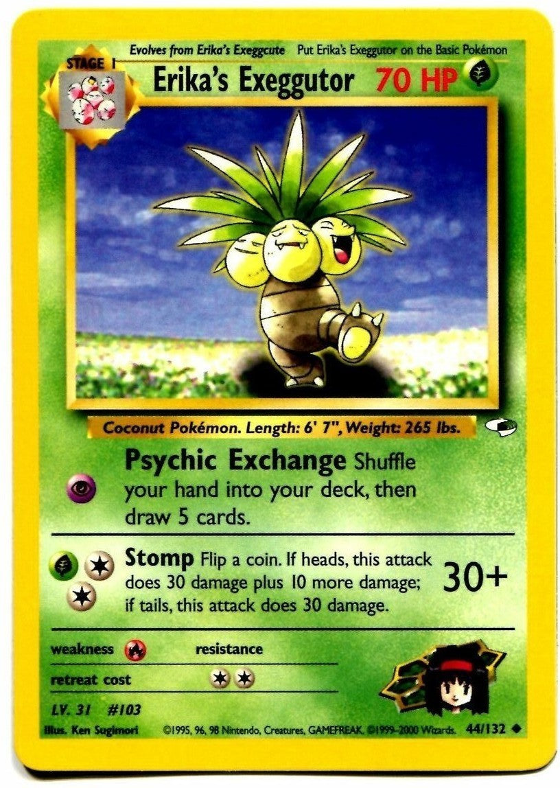 Erika's Exeggutor (44/132) [Gym Heroes Unlimited] | Exor Games Truro