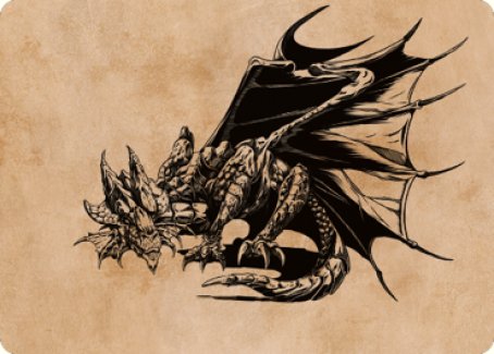 Ancient Copper Dragon Art Card (52) [Commander Legends: Battle for Baldur's Gate Art Series] | Exor Games Truro