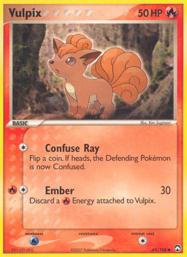 Vulpix (69/108) [EX: Power Keepers] | Exor Games Truro