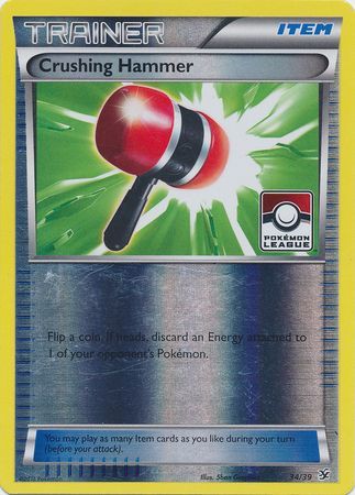 Crushing Hammer (34/39) (League Promo) [XY: Kalos Starter Set] | Exor Games Truro