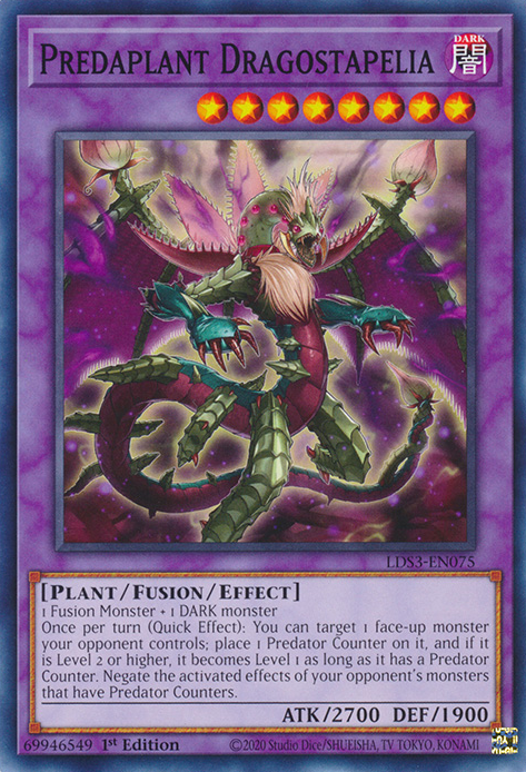 Predaplant Dragostapelia [LDS3-EN075] Common | Exor Games Truro