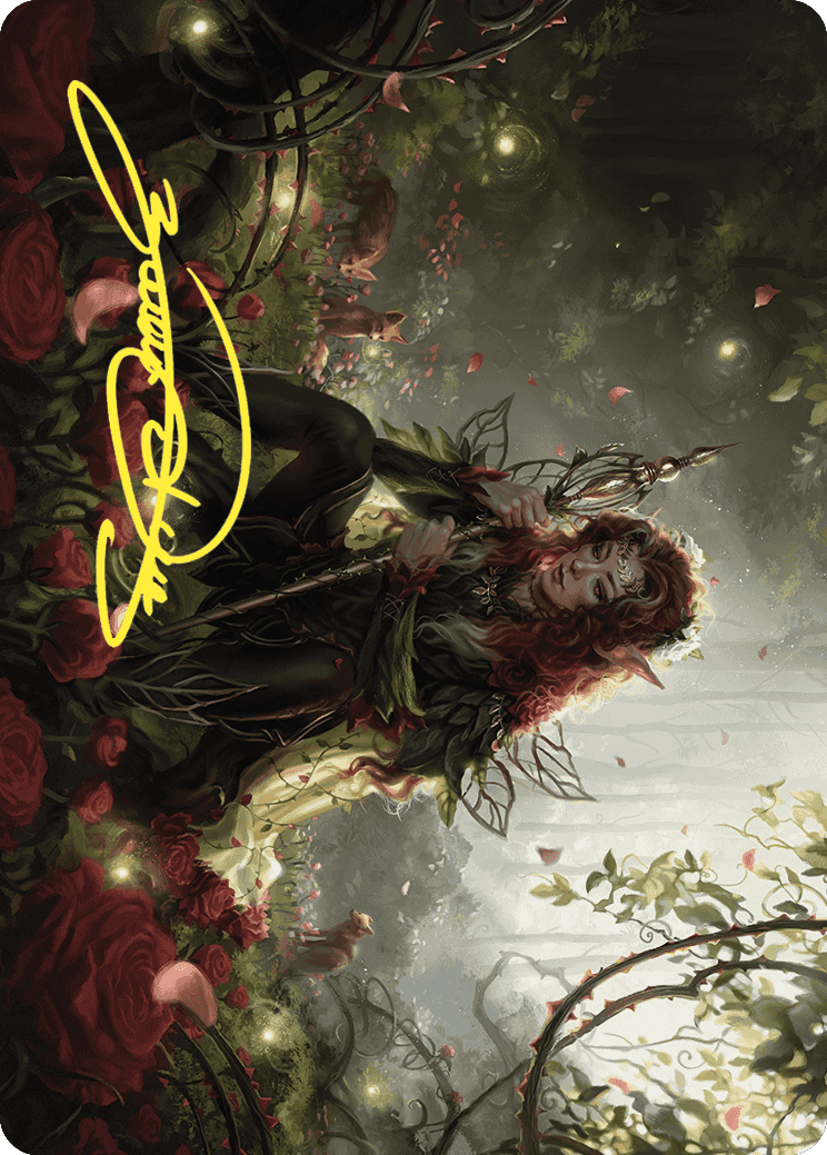 Yenna, Redtooth Regent Art Card (Gold-Stamped Signature) [Wilds of Eldraine Art Series] | Exor Games Truro