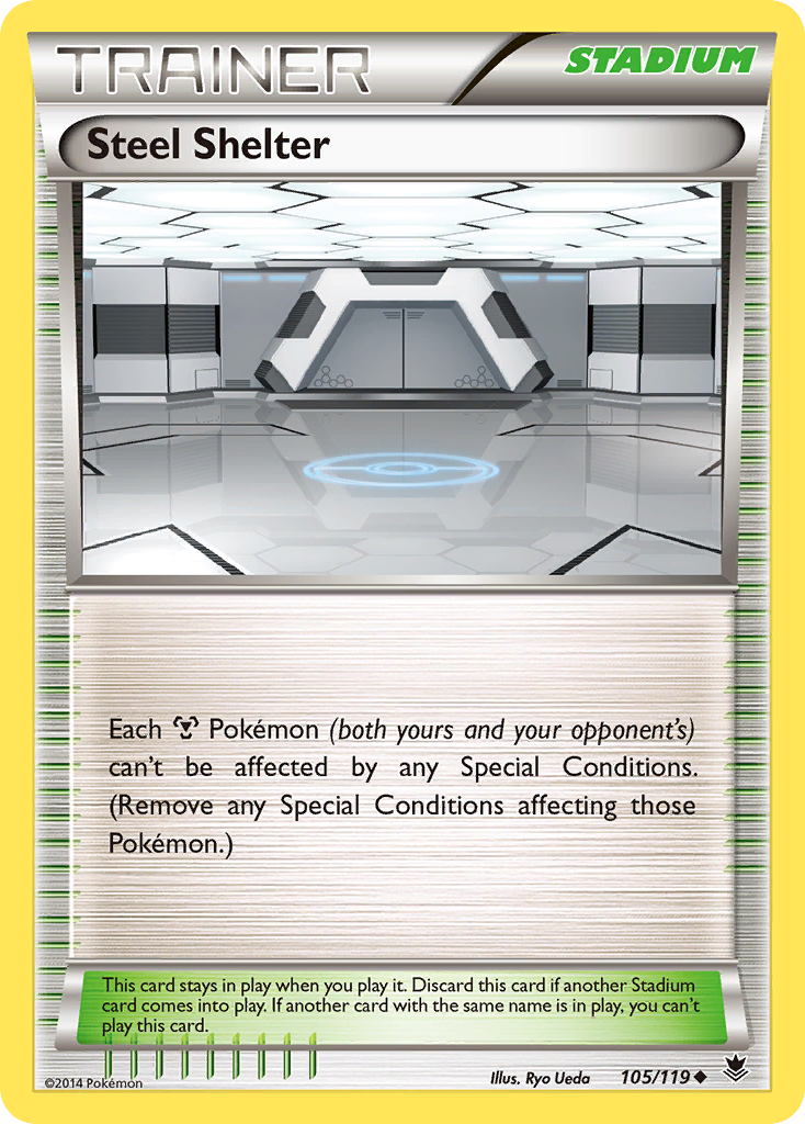 Steel Shelter (105/119) [XY: Phantom Forces] | Exor Games Truro